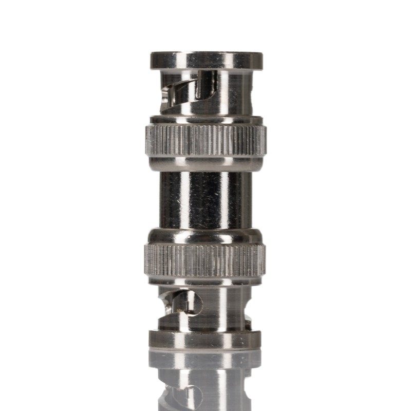 1 pcs - RS PRO Straight 50Ω Coaxial Adapter BNC Plug to BNC Plug 4GHz