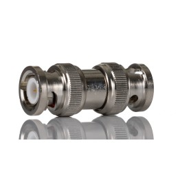 1 pcs - RS PRO Straight 50Ω Coaxial Adapter BNC Plug to BNC Plug 4GHz