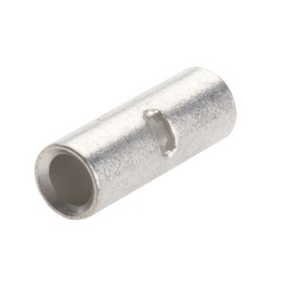 100 pcs - RS PRO Butt Splice Splice Connector, Sliver, Tin 12 - 10 AWG