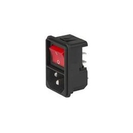 1 pcs : 4302.2002 - AC Power Entry Modules SNAP-IN 2-POLE