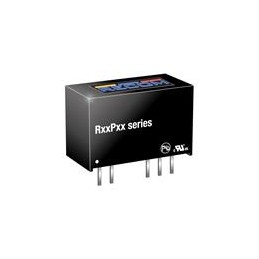 1 pcs : R05P05D - Isolated DC/DC Converters - Through Hole 1W DC/DC 5.2kV UNREG 5Vin +/-5Vout