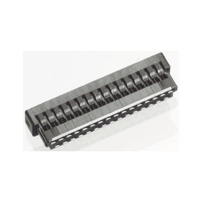 125 pcs - JAE, FI 1.25mm Pitch 31 Way 2 Row Straight Cable Mount LVDS Connector, Plug Housing, Crimp Termination