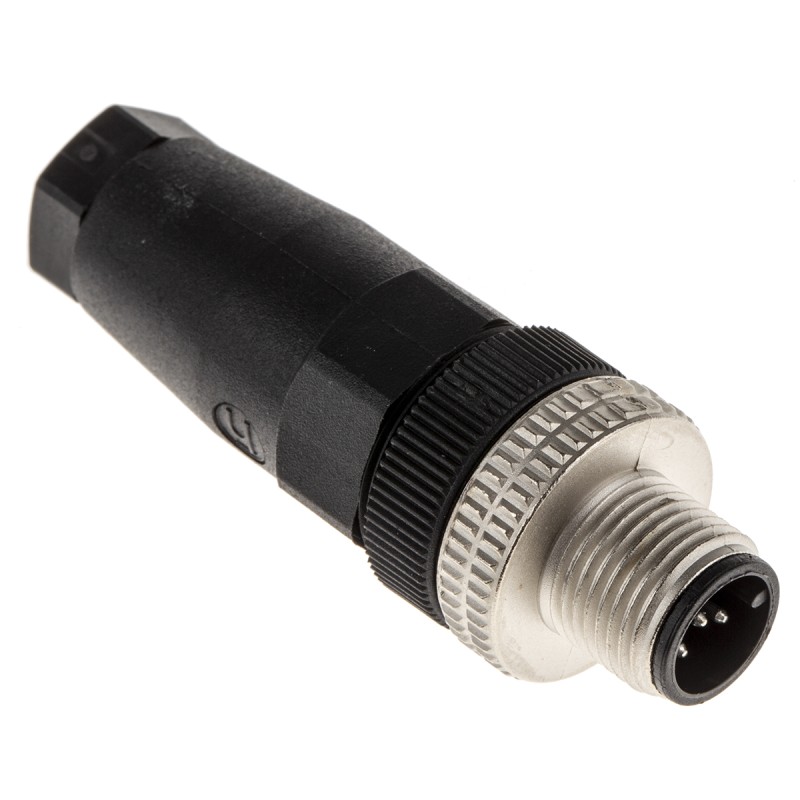 1 pcs - Hirschmann Circular Connector, 5 Contacts, Cable Mount, M12 Connector, Plug, Male, IP67, E Series