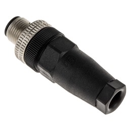 1 pcs - Hirschmann Circular Connector, 5 Contacts, Cable Mount, M12 Connector, Plug, Male, IP67, E Series
