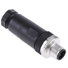 1 pcs - binder Circular Connector, 5 Contacts, Cable Mount, M12 Connector, Socket, Male, IP67, 713 Series