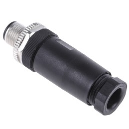 1 pcs - binder Circular Connector, 5 Contacts, Cable Mount, M12 Connector, Socket, Male, IP67, 713 Series