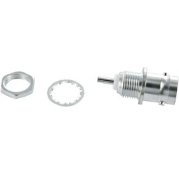1 pcs - TE Connectivity Greenpar Series, jack Panel Mount BNC Connector, 50Ω, Solder Termination, Straight Body