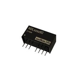 1 pcs : NDL2412SC - Isolated DC/DC Converters - Through Hole 2W 24V-12V SIP DC/DC