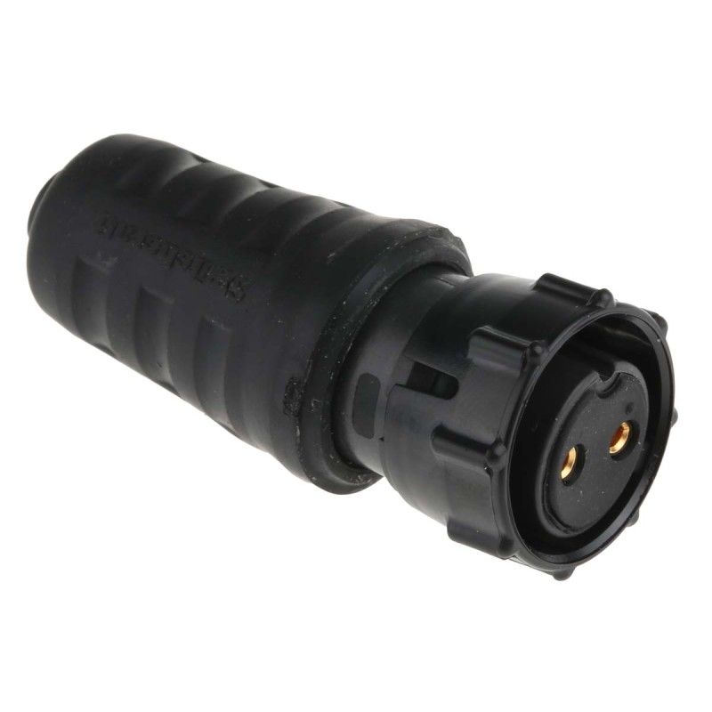 1 pcs - Switchcraft Circular Connector, 2 Contacts, Cable Mount, Socket, Female, IP68, IP69K, EN3 Series