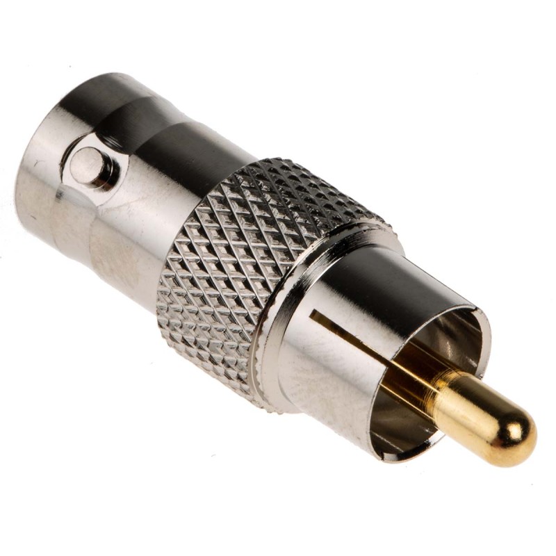 1 pcs - RS PRO AV Adapter, Male RCA to Female BNC