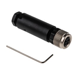 1 pcs - Phoenix Contact Circular Connector, 4 Contacts, Cable Mount, M8 Connector, Socket, Male, IP67, SACC Series