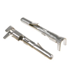1000 pcs - TE Connectivity Commercial MATE-N-LOK Series Male Crimp Terminal, 17AWG Min, 13AWG Max