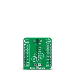 1 pcs - MikroElektronika Color 13 Click Proximity Sensor Add On Board for APDS-9999 mikroBUS socket