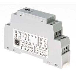 1 pcs - RS PRO Signal Conditioner, RTD, Thermocouple Input, Current, Voltage Output, 10 - 32 V ac, 10 - 48V dc