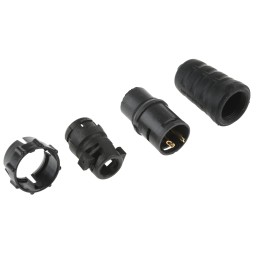 1 pcs - Switchcraft Circular Connector, 2 Contacts, Cable Mount, Socket, Female, IP68, IP69K, EN3 Series