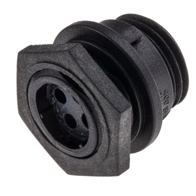1 pcs - Bulgin Circular Connector, 4 Contacts, Front Mount, Miniature Connector, Plug, Male, IP68, Buccaneer 400 Series