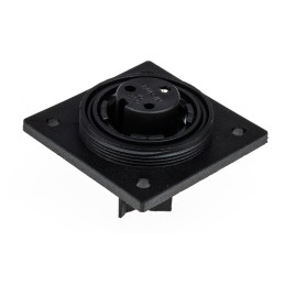 1 pcs - Bulgin Circular Connector, 3 Contacts, Flange Mount, Socket, Female, IP68, Standard Buccaneer Series