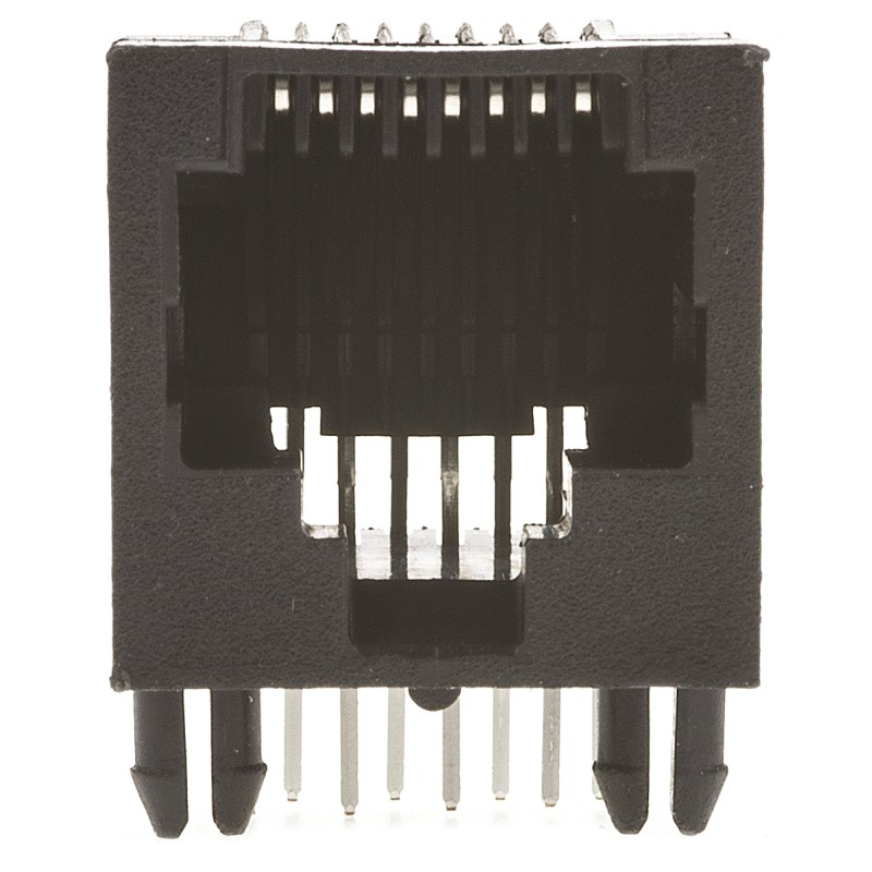 1 pcs - TE Connectivity 5520426 Series Female RJ45 Connector, Through Hole, Cat3