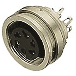 50 pcs - Binder Circular Connector, 19 Contacts, Panel Mount, M16 Connector, Plug, Female, IP67, 713 Series