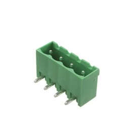 1 pcs - RS PRO 5.08mm Pitch 4 Way Pluggable Terminal Block, Header, Through Hole