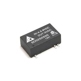 1 pcs : SD02D1215A - Isolated DC/DC Converters - SMD DC/DC Converter, +/-15Vout, 2W
