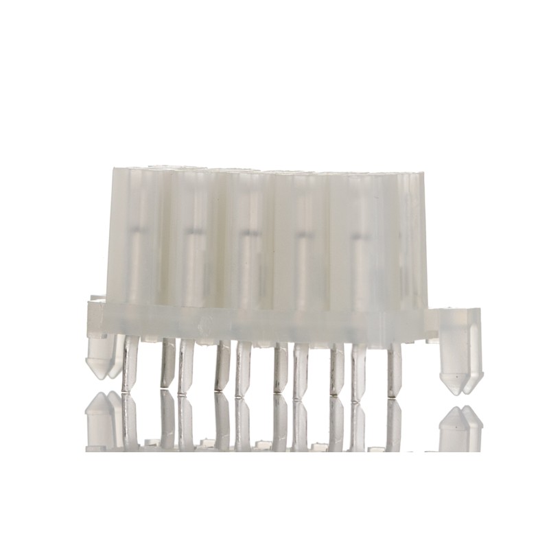 1 pcs - Molex Mini-Fit BMI Series Straight Through Hole Mount PCB Socket, 10-Contact, 2-Row, 4.2mm Pitch, Solder Termination