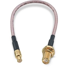 10 pcs - Wurth Elektronik Female SMA to Male MCX Coaxial Cable, 152.4mm, RG316 Coaxial, Terminated