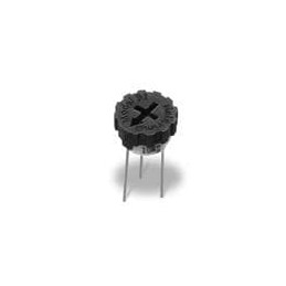 1 pcs : 91AR5KLF - Trimmer Resistors - Through Hole 3/8inch 5K LEADFREE Thumbwheel