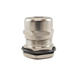 10 pcs - Alpha Wire FIT Series Metallic Metal Cable Gland, NPT 1in Thread, 18mm Min, 25mm Max, IP66, IP68