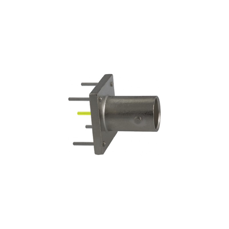 1 pcs - TE Connectivity, jack PCB Mount BNC Connector, 50Ω, Through Hole Termination, Straight Body