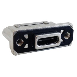 1 pcs - Amphenol ICC Straight, PCB Mount, Socket Type C 3.1 IP67 USB Connector