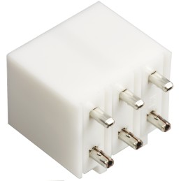 125 pcs - JST VL Series Straight Through Hole PCB Header, 6 Contact(s), 6.2mm Pitch, 2 Row(s), Shrouded