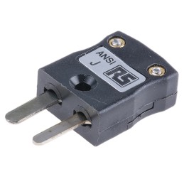 1 pcs - RS PRO In-Line Thermocouple Connector for Use with Type J Thermocouple, Miniature Size, ANSI Standard