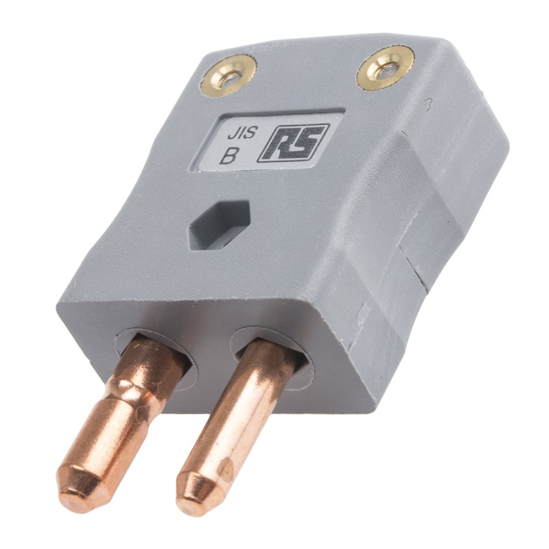 1 pcs - RS PRO In-Line Thermocouple Connector for Use with Type B Thermocouple, Standard Size, JIS Standard