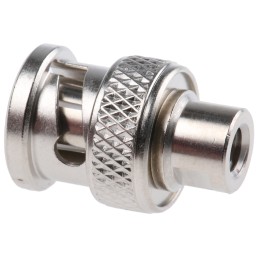 1 pcs - Radiall, Plug Cable Mount BNC Connector, 75Ω, Clamp Termination, Straight Body