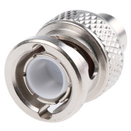 1 pcs - Radiall, Plug Cable Mount BNC Connector, 75Ω, Clamp Termination, Straight Body