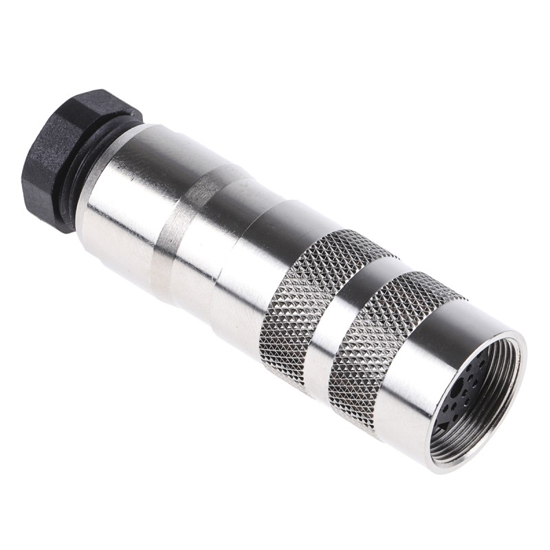 50 pcs - Binder Circular Connector, 19 Contacts, Cable Mount, M16 Connector, Plug, Female, IP67, 423 Series