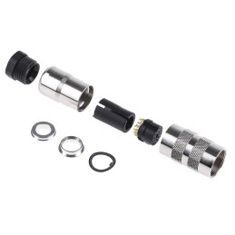 50 pcs - Binder Circular Connector, 19 Contacts, Cable Mount, M16 Connector, Plug, Female, IP67, 423 Series