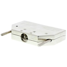 1 pcs - MH Connectors MHDTZI Series Zinc D Sub Backshell, 37 Way, Strain Relief