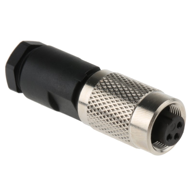 1 pcs - binder Circular Connector, 3 Contacts, Cable Mount, M9 Connector, Socket, Female, IP67, 712 Series