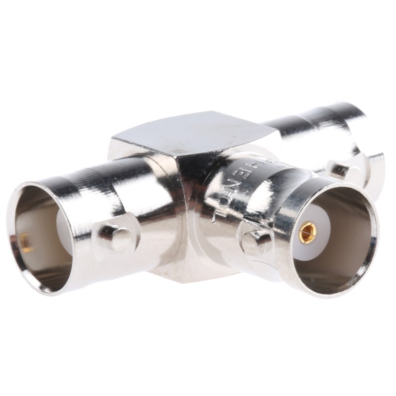 1 pcs - Amphenol Tee 50Ω RF Adapter BNC Socket to BNC Socket 4GHz