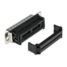 1 pcs - RS PRO 25 Way Cable Mount D-sub Connector Plug, 2.77mm Pitch