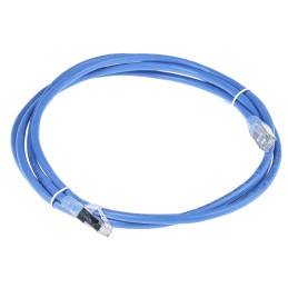 1 pcs - RS PRO Cat5e Male RJ45 to Male RJ45 Ethernet Cable, F/UTP, Blue PVC Sheath, 2m