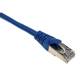 1 pcs - RS PRO Cat5e Male RJ45 to Male RJ45 Ethernet Cable, F/UTP, Blue PVC Sheath, 2m