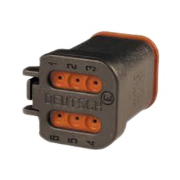 1 pcs - Deutsch, DT Automotive Connector Plug 6 Way