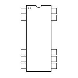 1 pcs : DCR022405P - Isolated DC/DC Converters - SMD Mini 2W Iso Regs DC/DC Converter