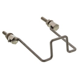 1 pcs - Bulgin Silver IEC Connector Retaining Clip for use with PX Range