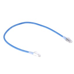 1 pcs - RS PRO Cat6 Male RJ45 to Male RJ45 Ethernet Cable, F/UTP, Blue LSZH Sheath, 0.5m