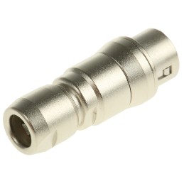 1 pcs - Hirose Circular Connector, 4 Contacts, Cable Mount, Miniature Connector, Socket, Male, HR10 Series