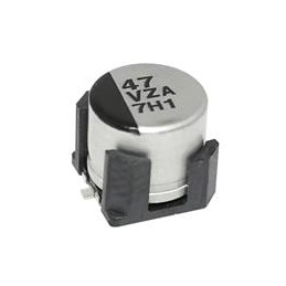 1 pcs : EEH-ZA1E331V - Aluminium Organic Polymer Capacitors 330uF 25volt 10X10mm Anti-Vibe AEC-Q200